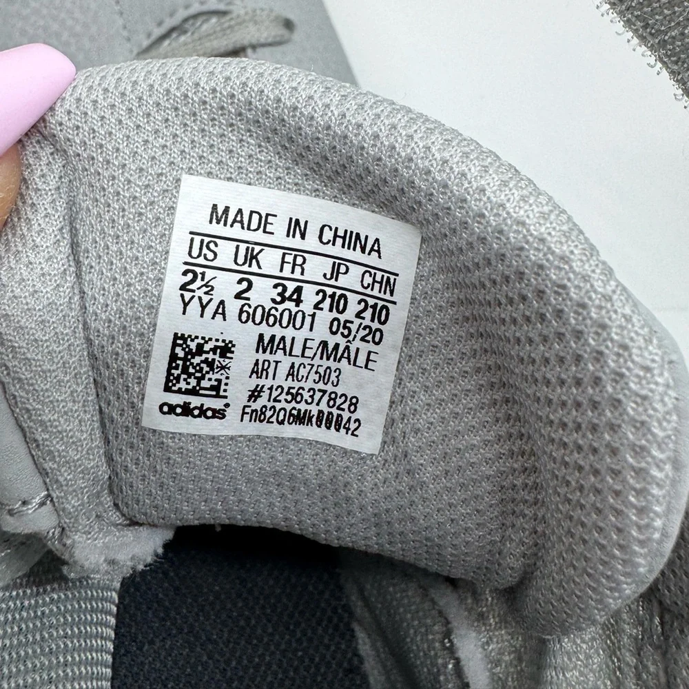 adidas Kids Gray High-Top Shoes
